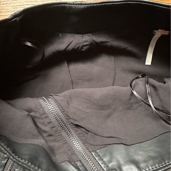 NWT Free People Feelin Free Vegan Leather Belted Mini Skirt - Picture 13 of 13